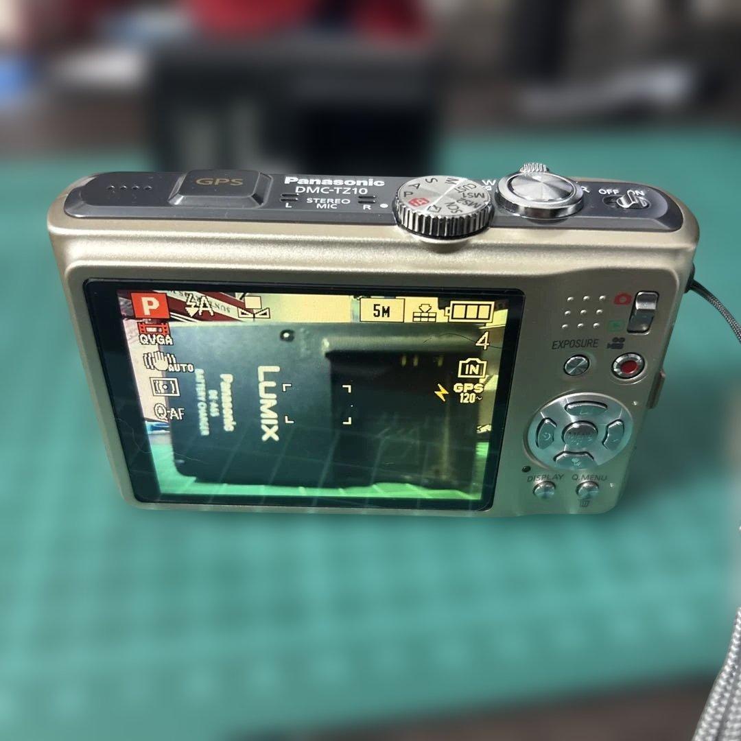 Panasonic DMC-TZ10 ゴールド　デジカメ