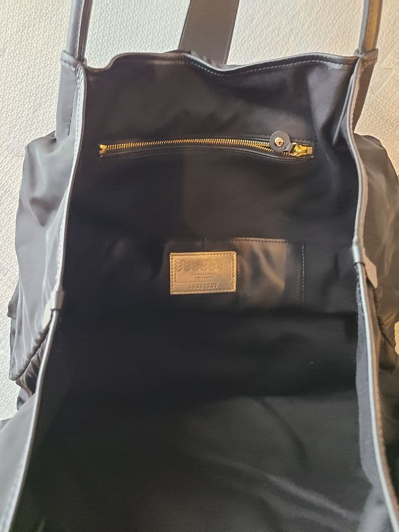 【美品】ザネラート ZANELLATO ゾエ ZOE トートナイロン 黒