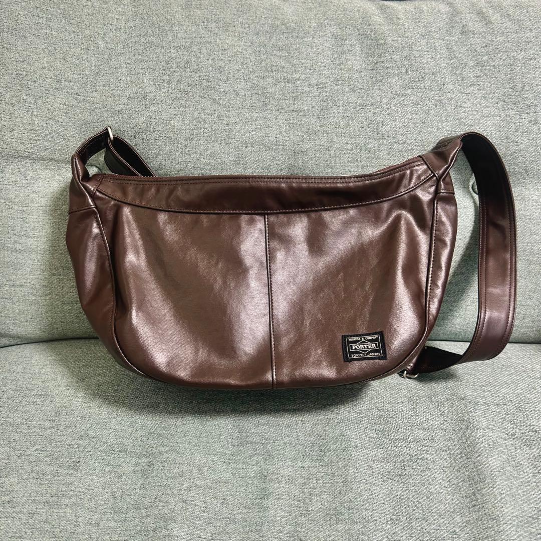 サ*）様 PORTER ブラウン ショルダーバッグ