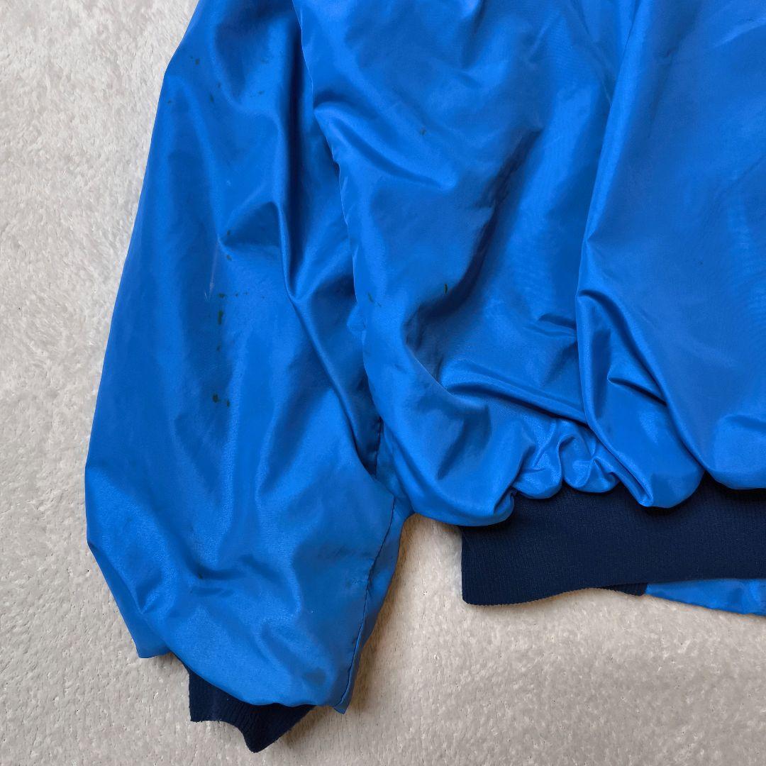 ​希少 リペア USA製 80s パタゴニア シェルドシンチラジャケット 青 S