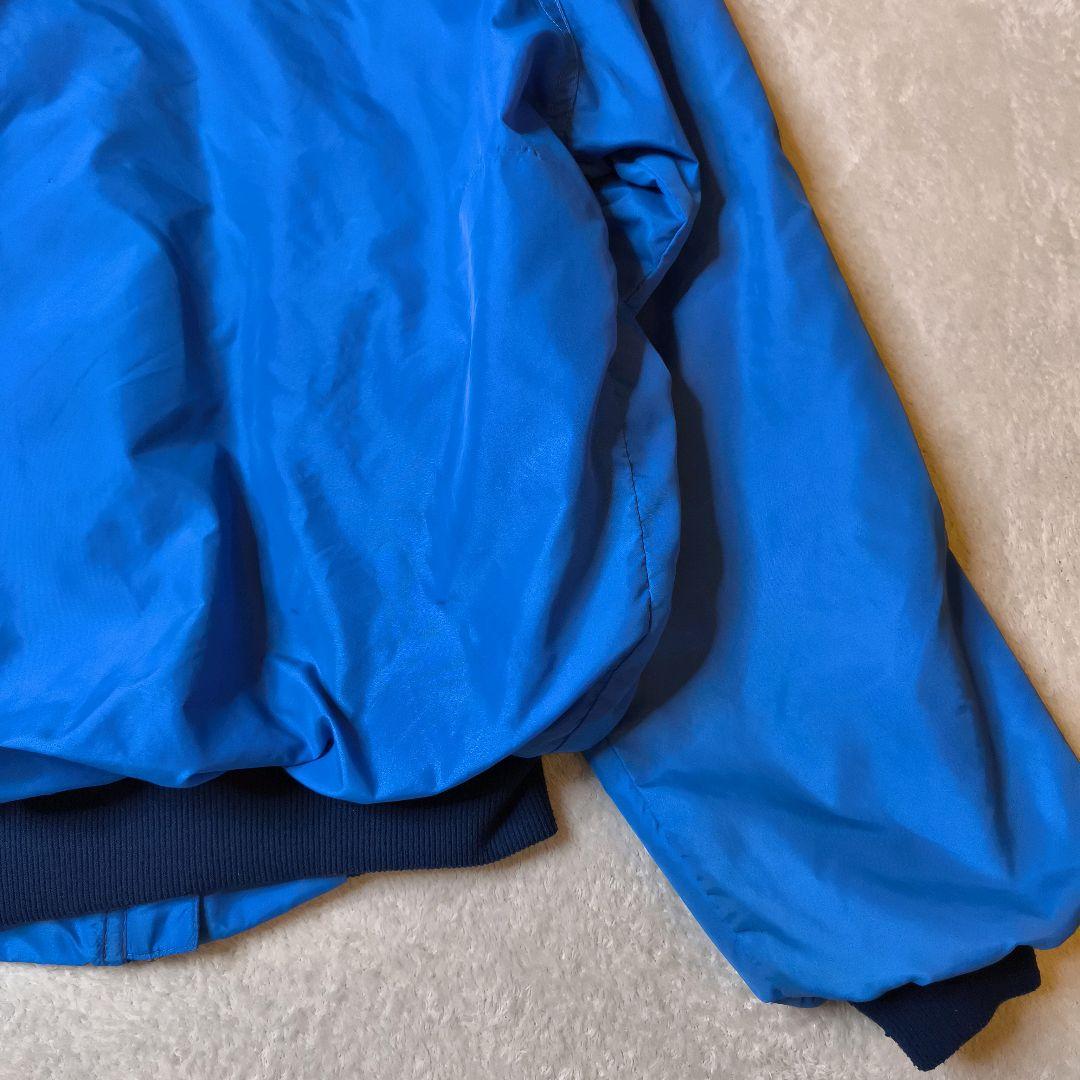 ​希少 リペア USA製 80s パタゴニア シェルドシンチラジャケット 青 S