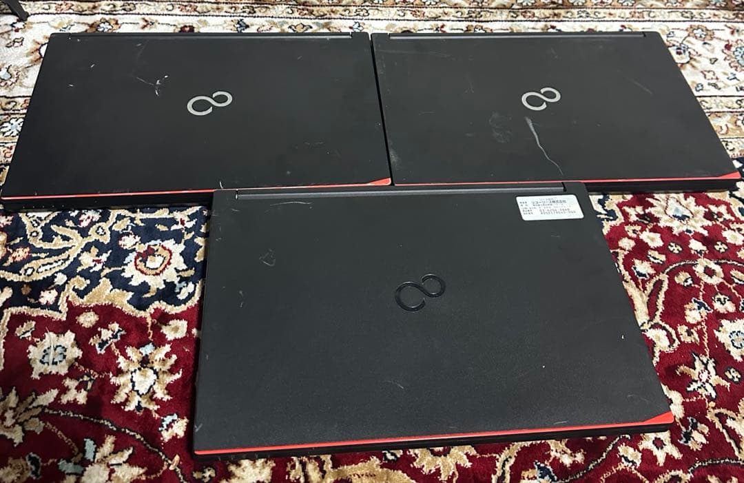 LIFEBOOK FMV ブラック FMVA0803F ３個セット本体のみ中古品