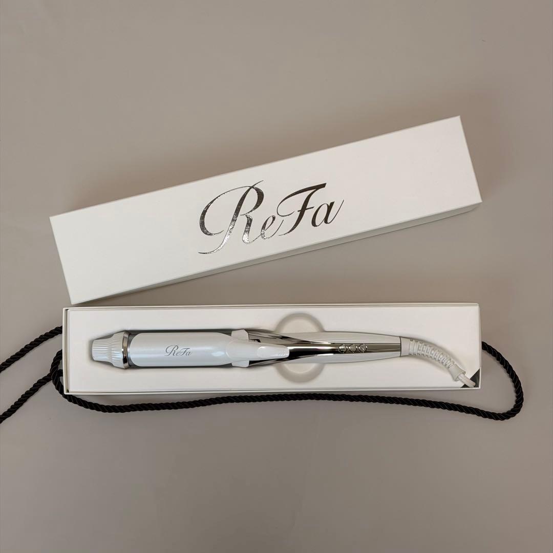 ReFa カールヘアアイロン ホワイト 32mm 保証書、外箱有り