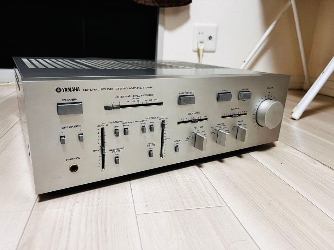 YAMAHA A-8 プリメインアンプ　￥169,000(1981年頃)