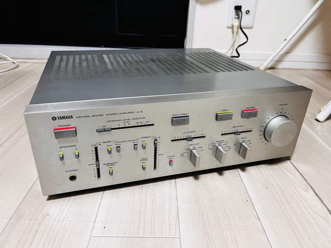 YAMAHA A-8 プリメインアンプ　￥169,000(1981年頃)
