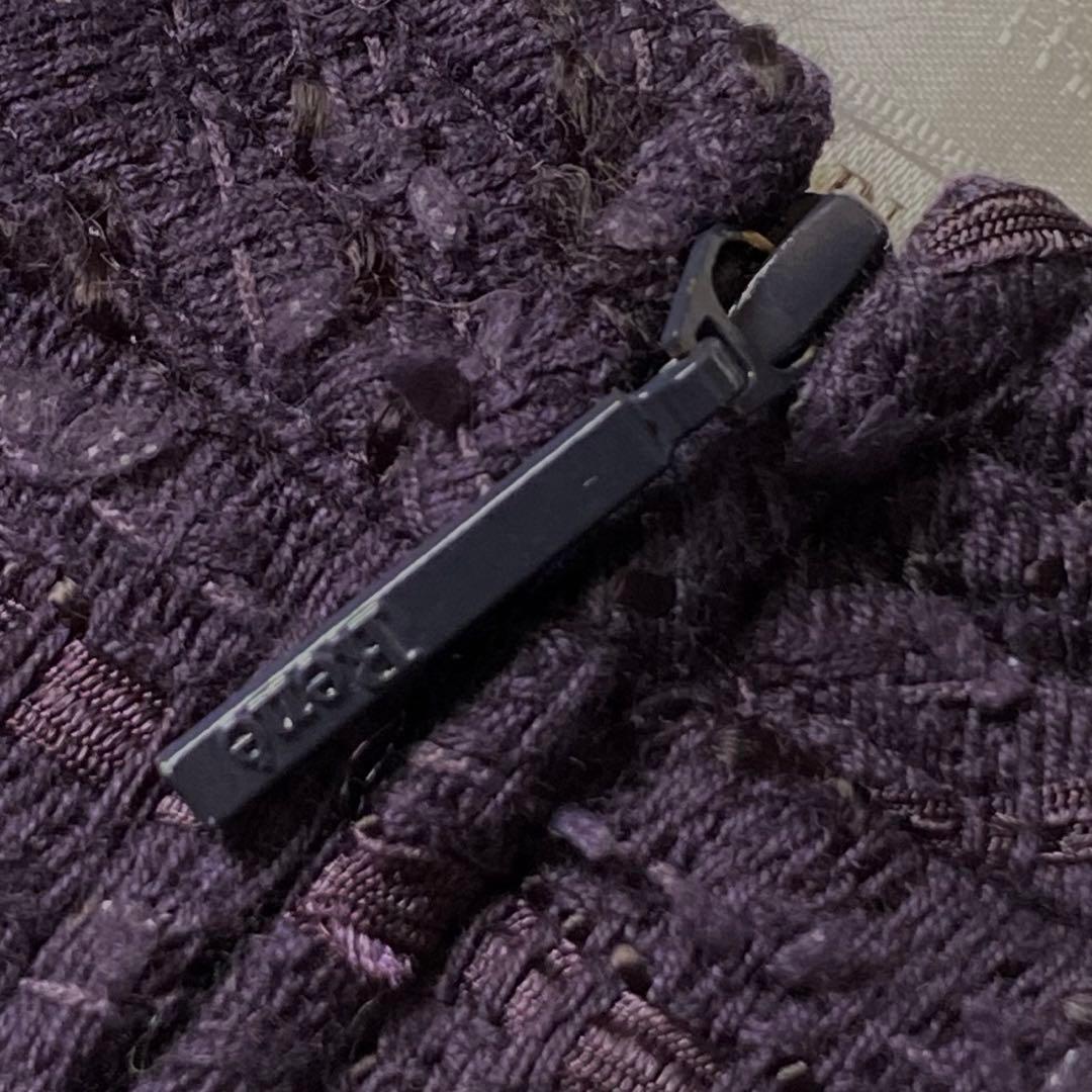 ごま✨️極美品Rene TISSUE 高級ツイードワンピース ティアード