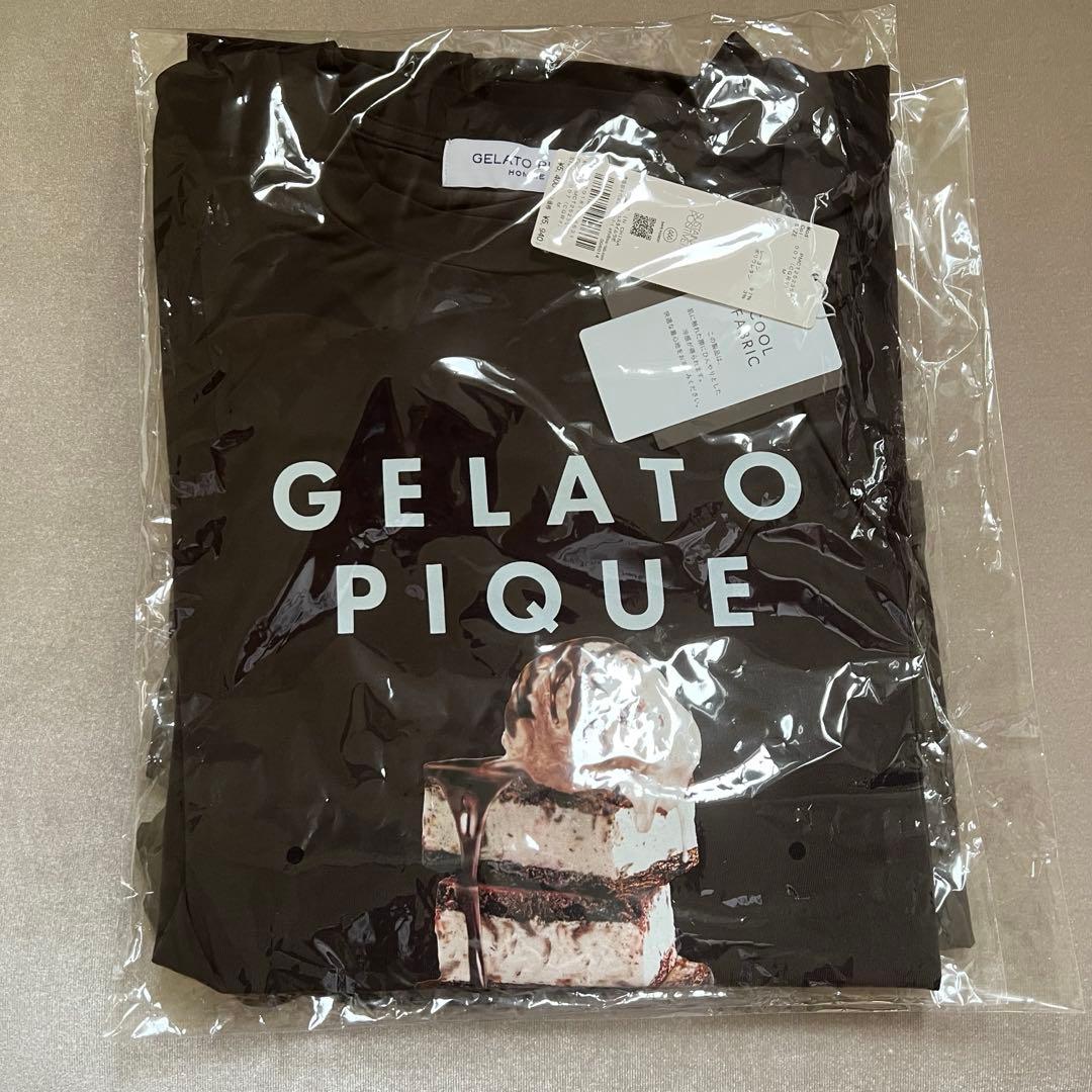 ジェラートピケ　レーヨンデザートロゴTシャツ、ハーフパンツ　セット