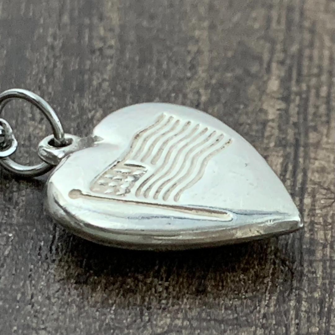 スウィートハートジュエリーUS FLAG 国旗 シルバー ヴィンテージネックレス