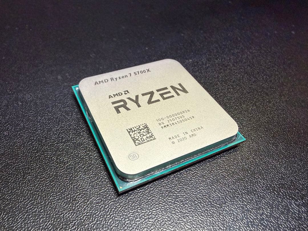 AMD Ryzen7 5700X CPU 本体 虎徹Mark3 純正グリス
