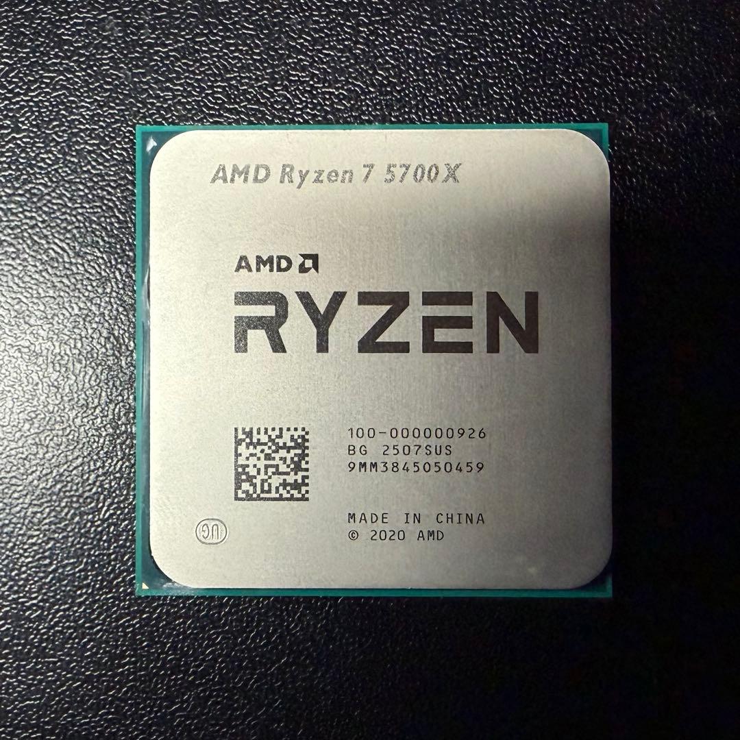 AMD Ryzen7 5700X CPU 本体 虎徹Mark3 純正グリス