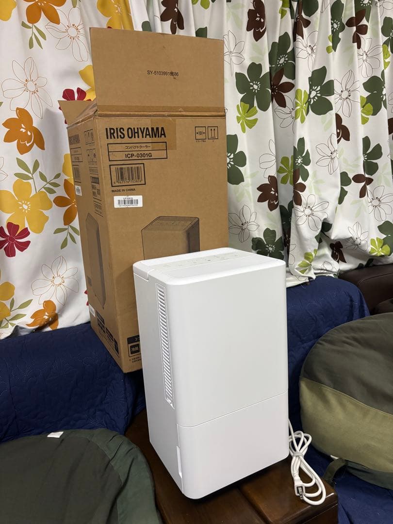 IRIS OHYAMA 冷風機 ICP-0301G ホワイト