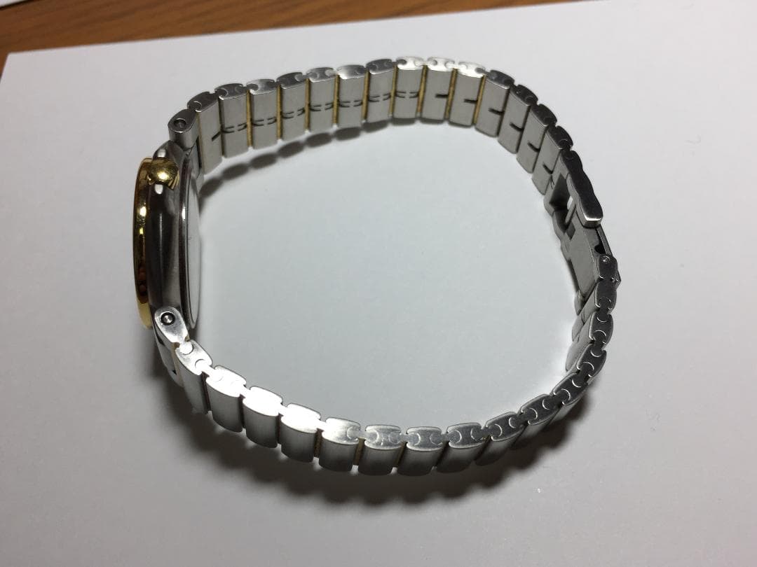 完動美品 dunhill ダンヒル ミレニアム 腕時計 金銀コンビ 電池交換済