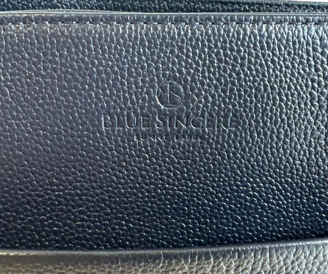 【極美品】ブルーシンシア ビジネス トート ネイビー 大容量 PC A4自立