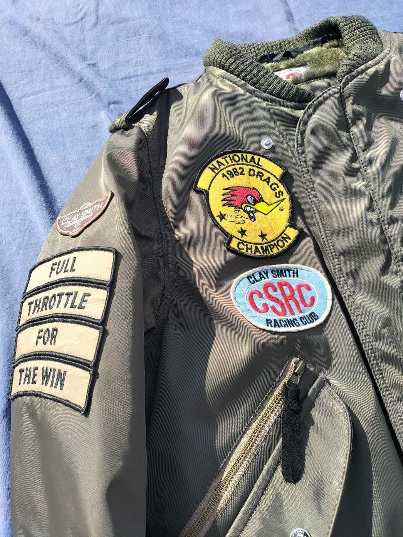 CLAY SMITH ウインタージャケットカーキ　Ｌサイズ　新品未使用