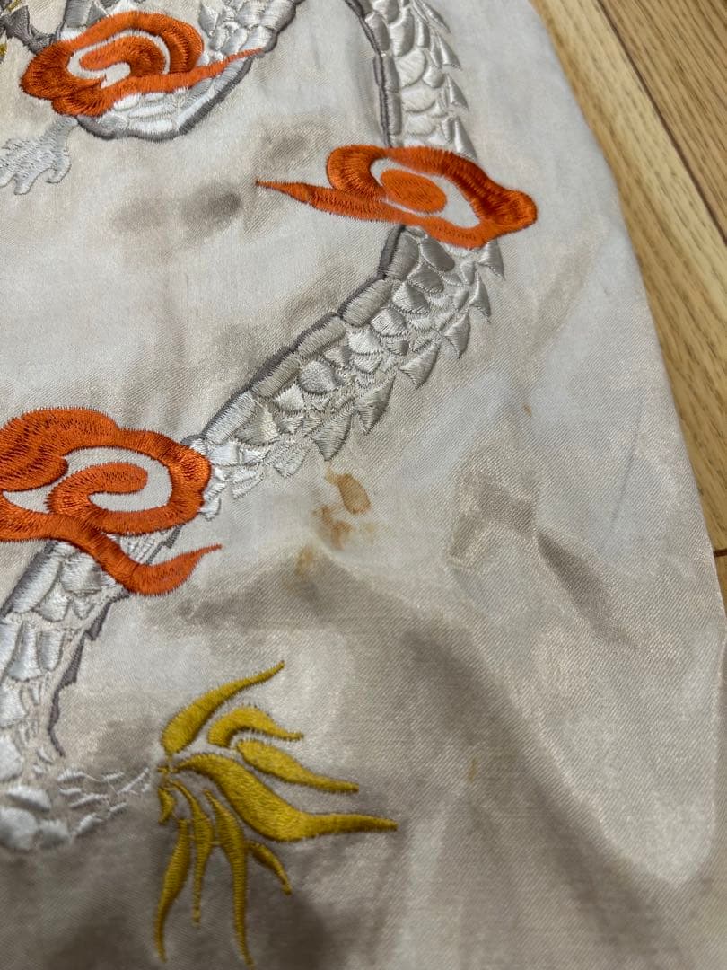 【QP】HOUSTON 鬼×宝船　リバーシブルスカジャン　/ ヒューストン