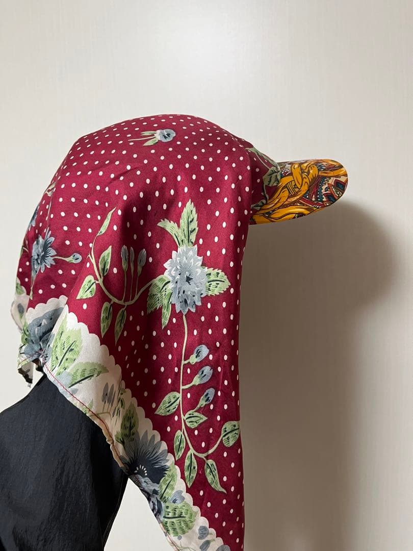 MARINE SERRE スカーフ キャップ ドッキング