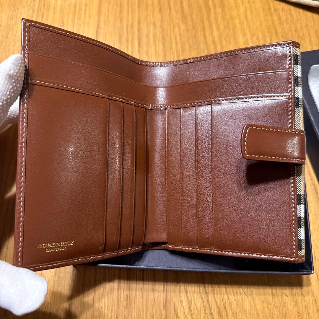 BURBERRY チェック柄 二つ折り財布