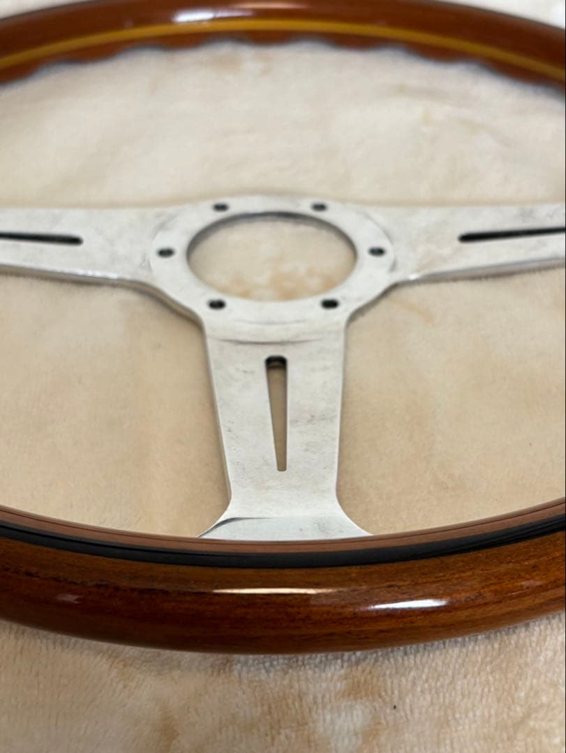 ★NARDIクラシック ウッド サイドスポーク φ36.5ホーンボタン リング付