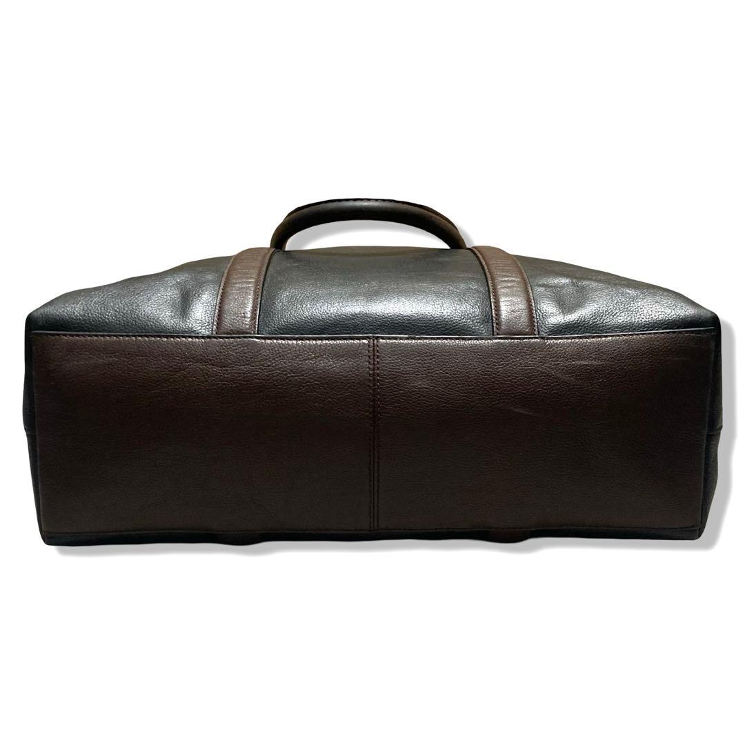 コーチ　ビジネスバッグ　2way　メトロポリタン　A4収納可　レザー　ブラック