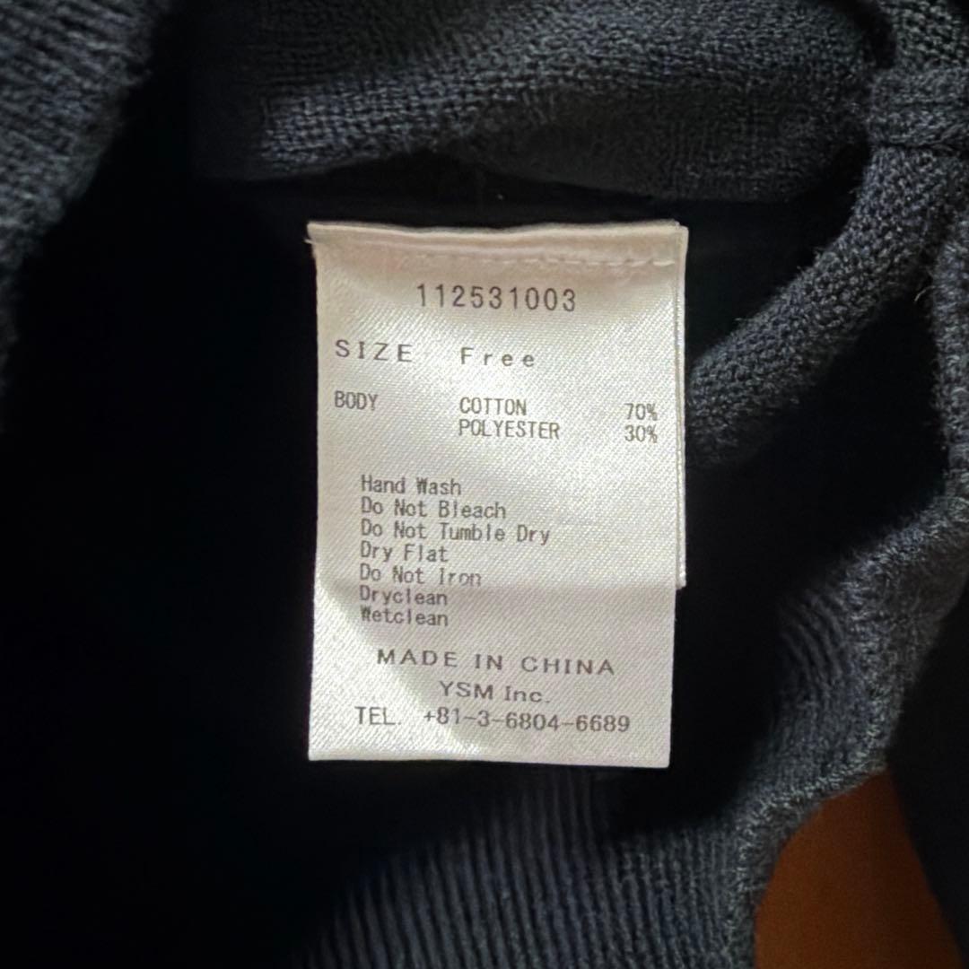 DARCHロゴニットトップス Darich ダーリッチ　ブラック