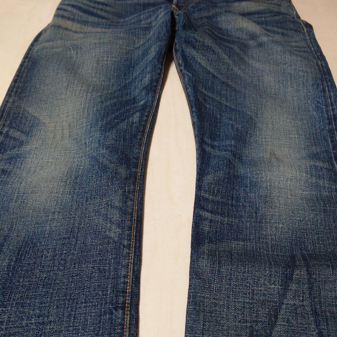 【極美品】RRL(ダブル アールエル) ユーズド加工ジーンズW32L32