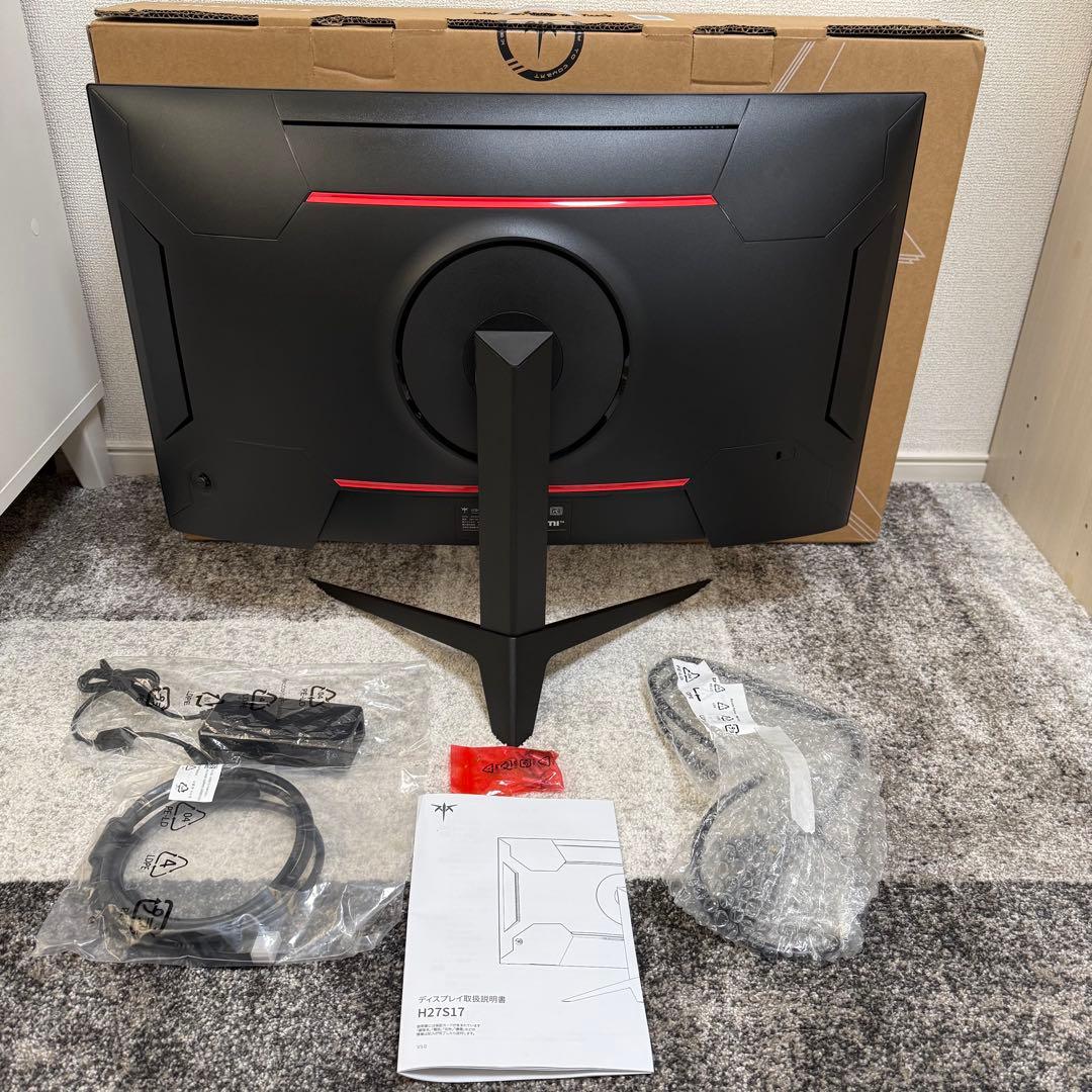 KTC 27インチ(WQHD) H27S17 湾曲ゲーミングモニター