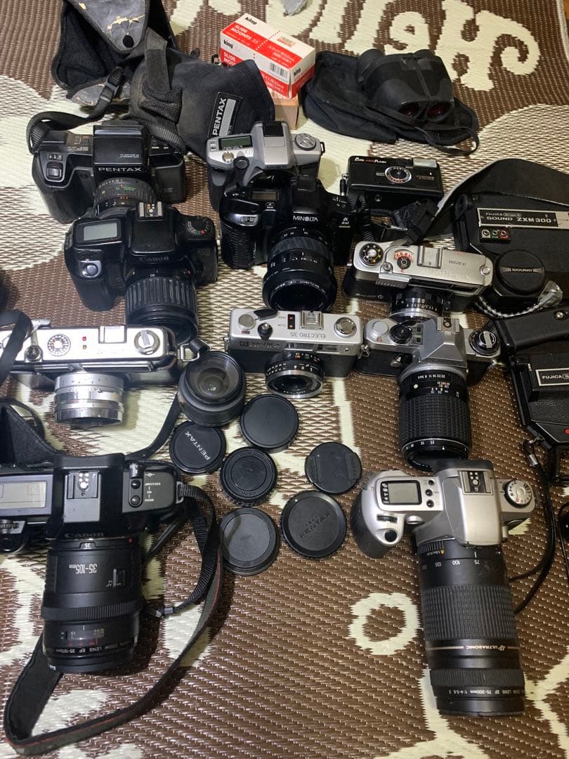 【SALE】フィルムカメラ レンズ付 まとめてセット　ジャンク