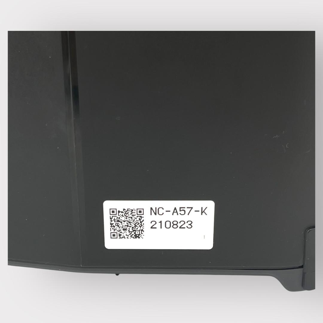 パナソニック コーヒーメーカー 全自動 ミル付きブラック NC-A57-K