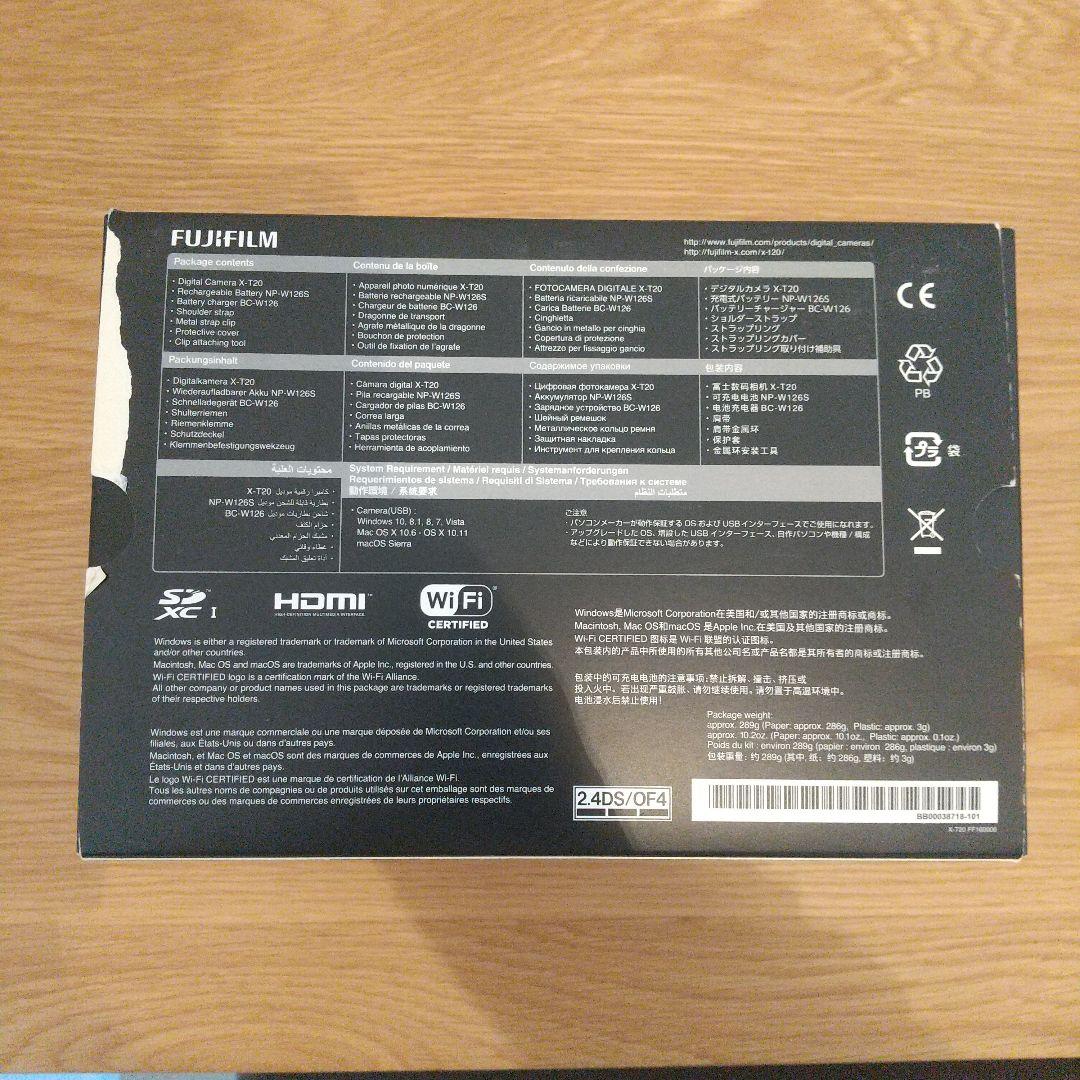 FUJIFILM X-T20 シルバー 中古