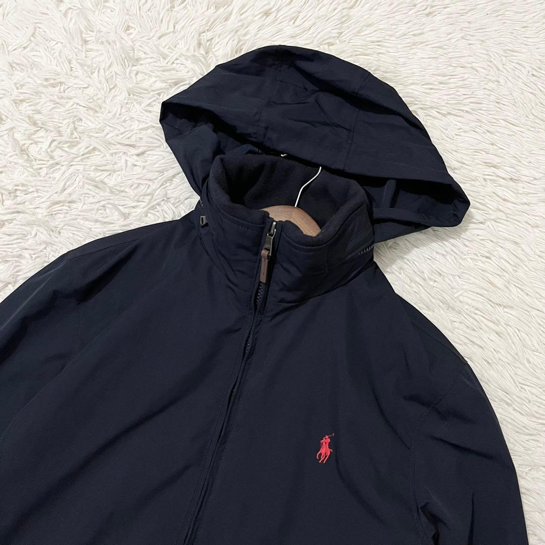 ✨美品✨ポロラルフローレン　スイングトップ　ブルゾン　ポニー刺繍　ネイビー　XS