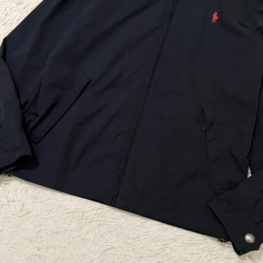 ✨美品✨ポロラルフローレン　スイングトップ　ブルゾン　ポニー刺繍　ネイビー　XS