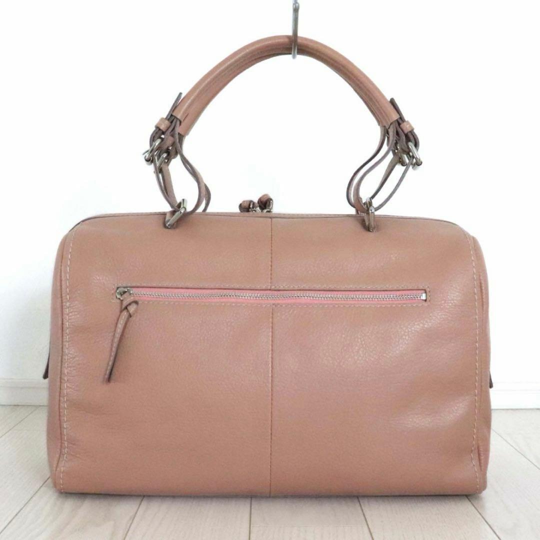 美品 土屋鞄製造所 クラルテ デイトリップ ボストンバッグ フルールピンク
