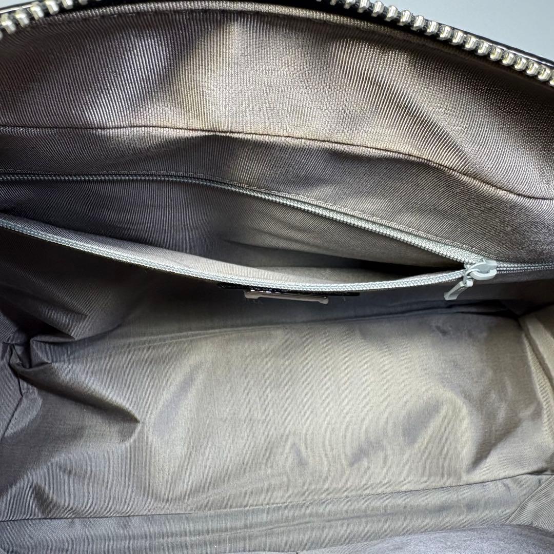 極美品濱野 ハマノ ハンドバッグ セレブボストン エナメル加工 肩掛けブラック