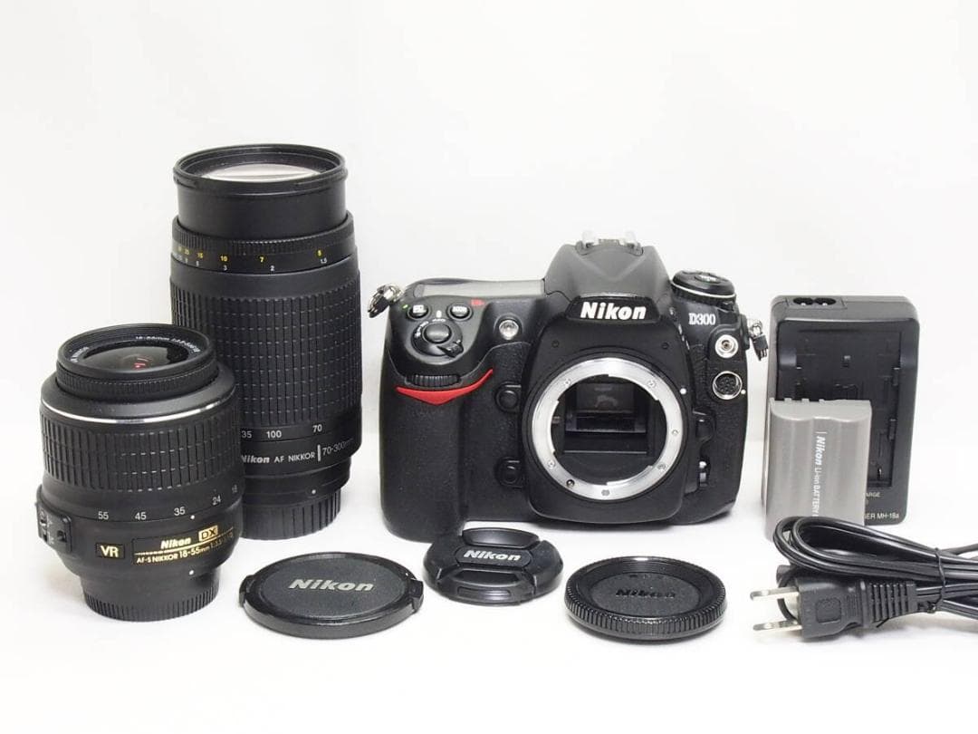 ニコン Nikon D300 ダブルレンズセット 《 動作良好》
