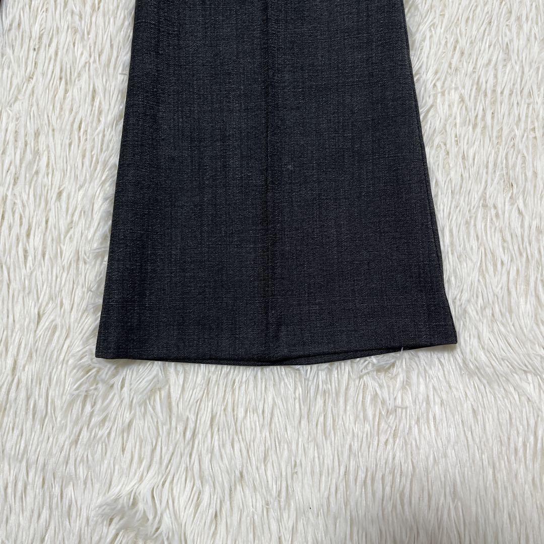 【美品】Theory パンツスーツ　セットアップ　ダークグレー