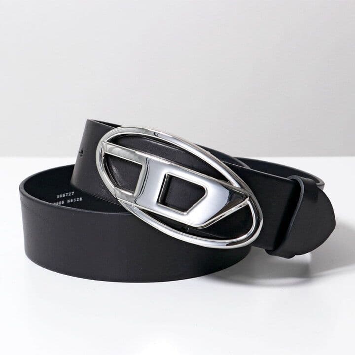 DIESEL ディーゼル ベルト X08727 PR666 ブラック 70サイズ