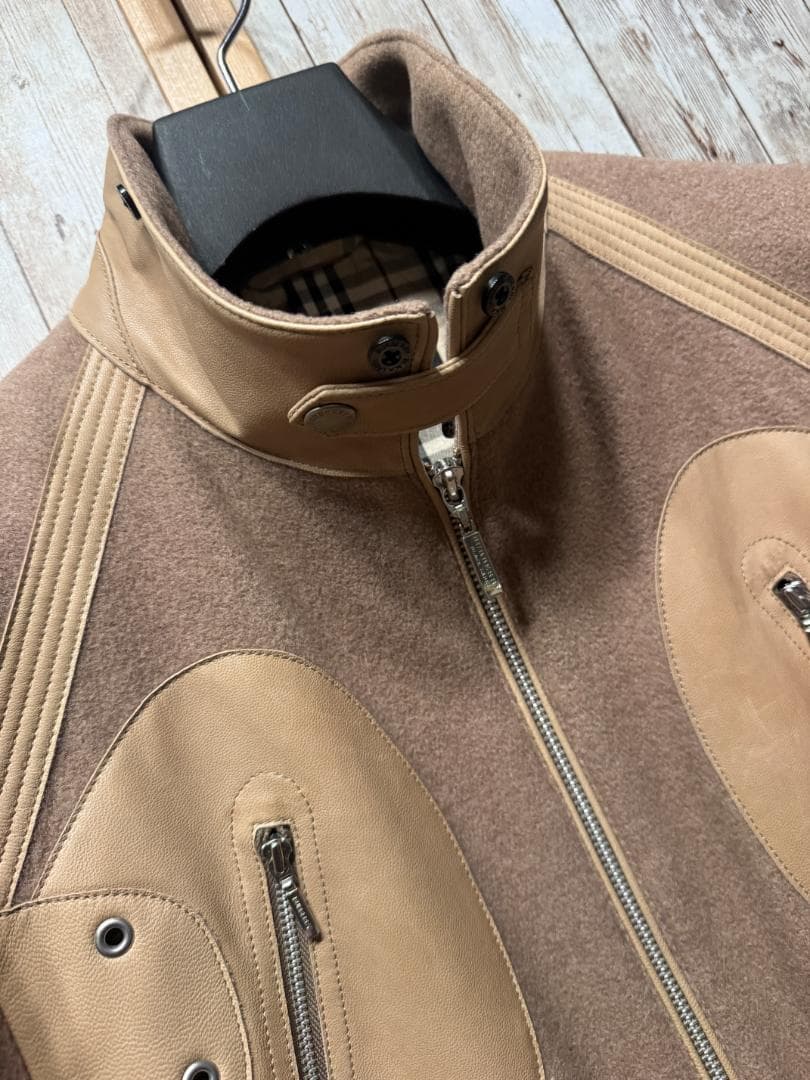 BURBERRY BLACK LABEL ライダースジャケット　ベージュ　M