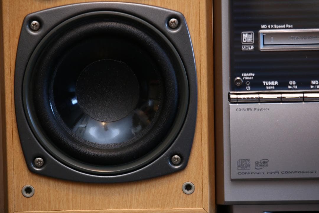 KENWOOD SL3MD CD/MD/TUNER/TAPE　コンポ　完動品