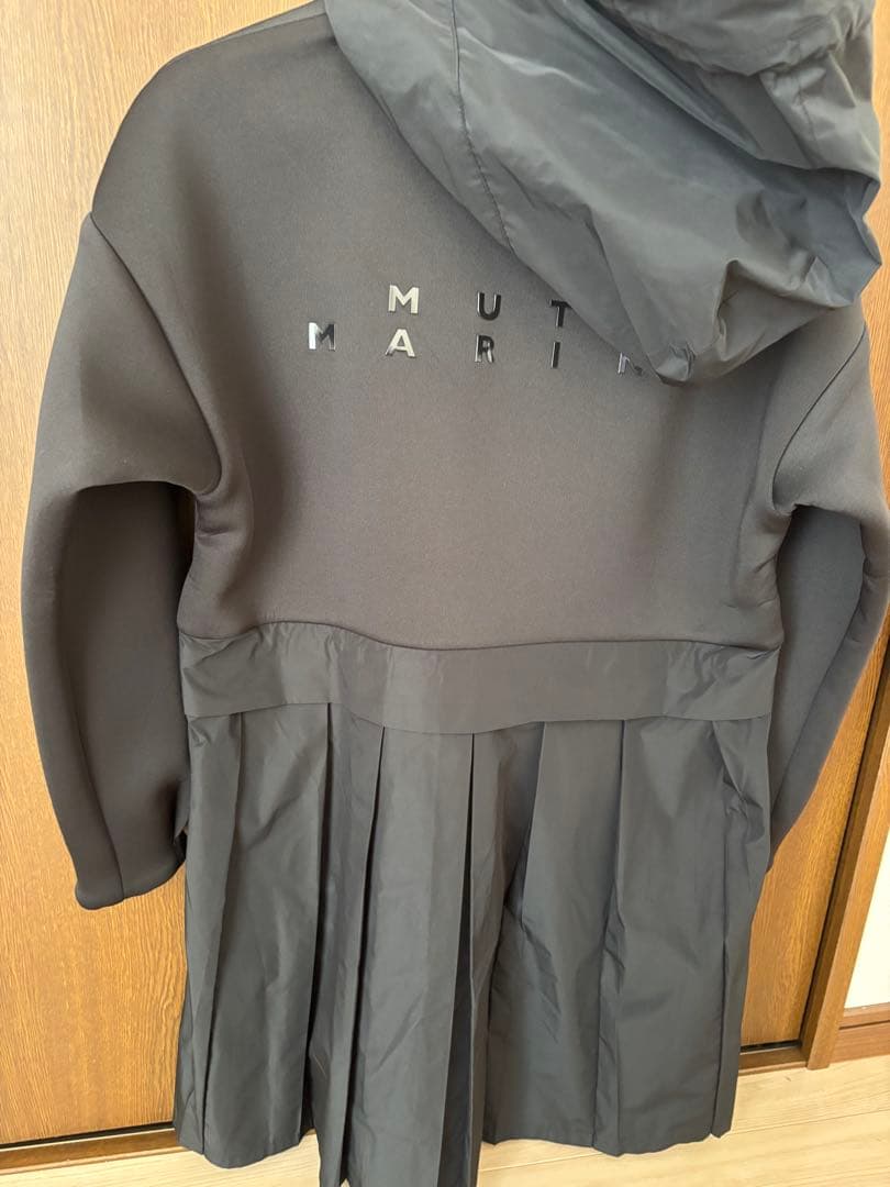 muta ムータ　大人気色黒×黒ボンディングミニワンピース