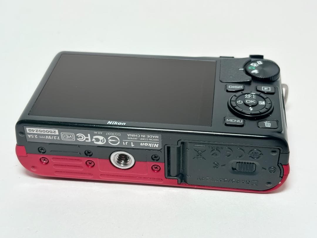 僅か1987ショット ニコン Nikon 1 J1 ボディ レッド