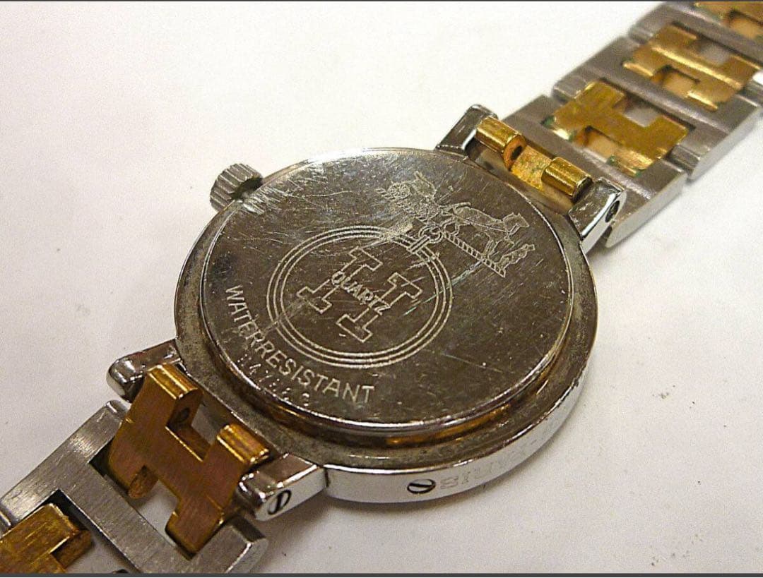 【エルメス】HERMÈSクリッパー　クォーツ　動作品　訳アリ　ジャンク