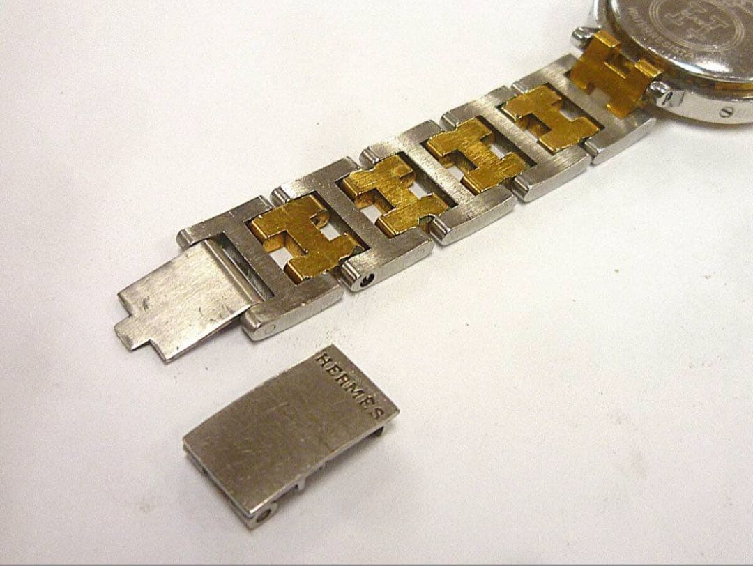 【エルメス】HERMÈSクリッパー　クォーツ　動作品　訳アリ　ジャンク