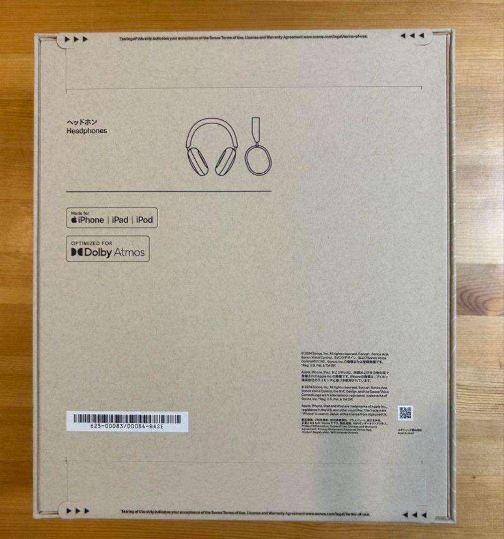 Sonos Ace ブラック 新品・未開封品 ヘッドフォン①