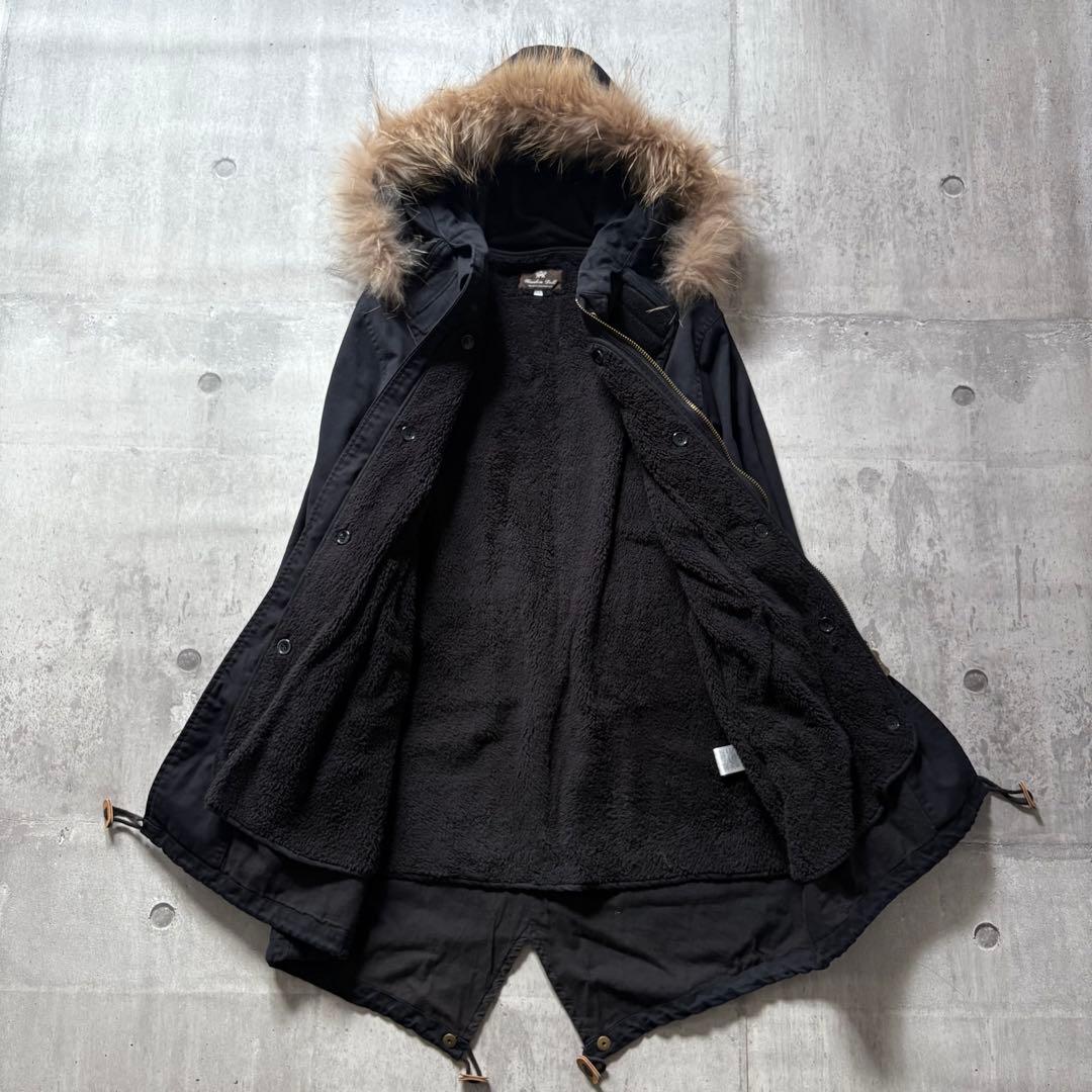 00s TYPE M-51 military far coat y2k goa系