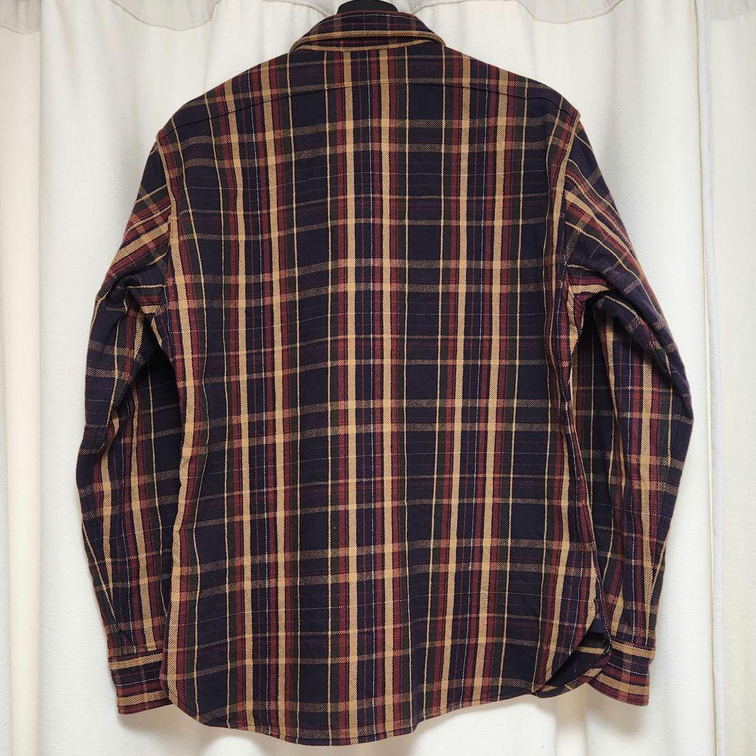 美品！デラックスウエア ヘビーネルシャツ L HV-55 DELUXEWARE