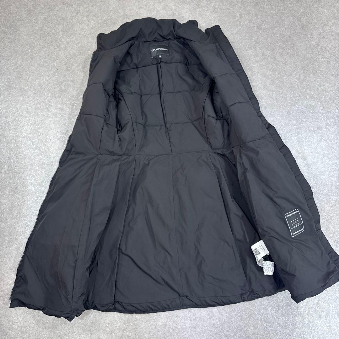 EMPORIO ARMANI エンポリオアルマーニ Aライン ロングダウンコート