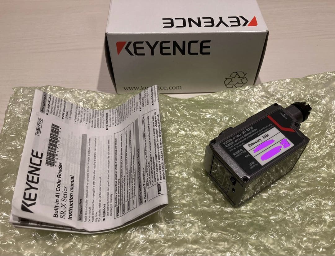 キーエンス SR-X100 高性能小型コードリーダ KEYENCE 2024年製