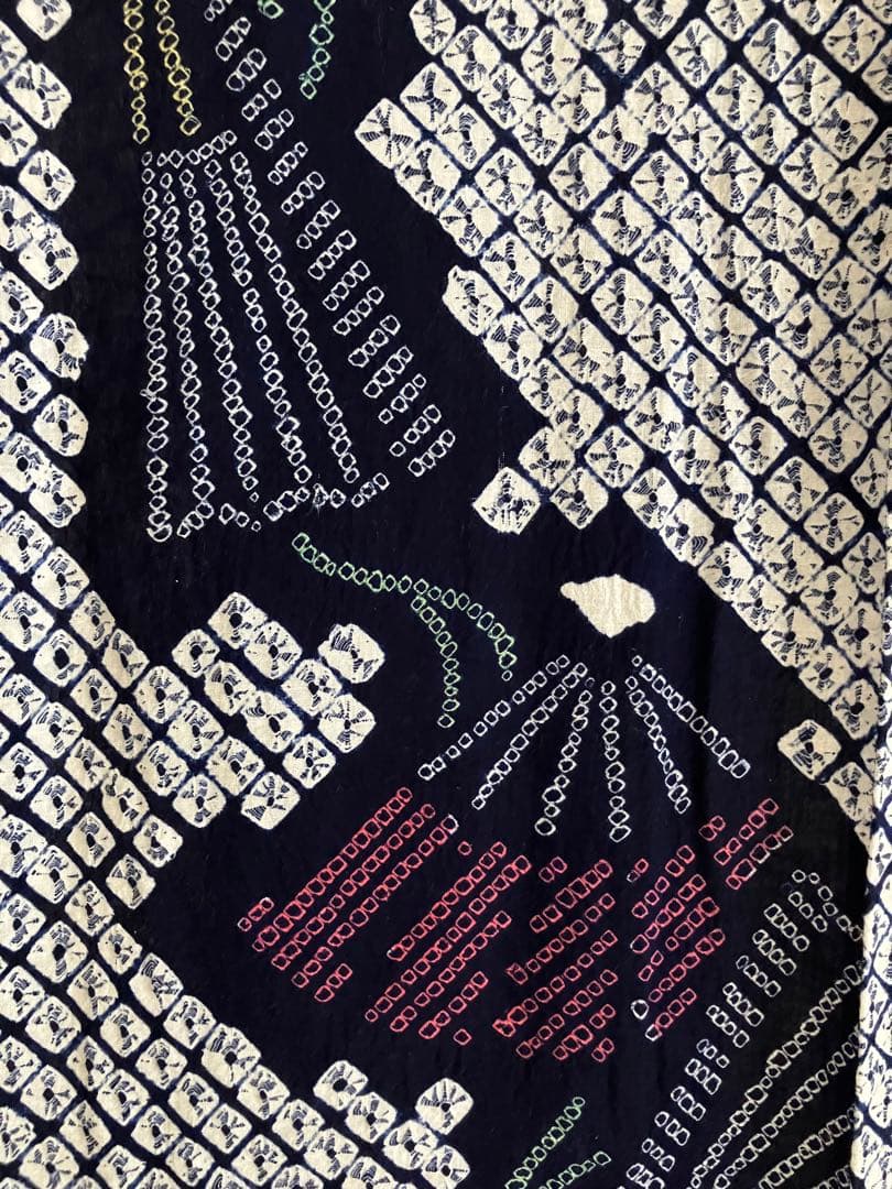 有松絞り　浴衣　トールサイズ　163cm