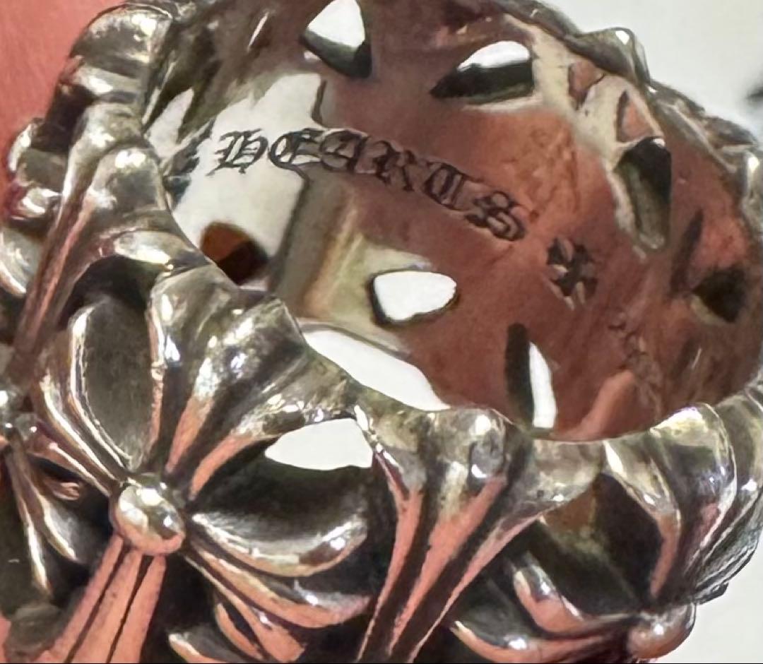 【まさくー】CHROME HEARTS セメタリークロスリング 22号 /