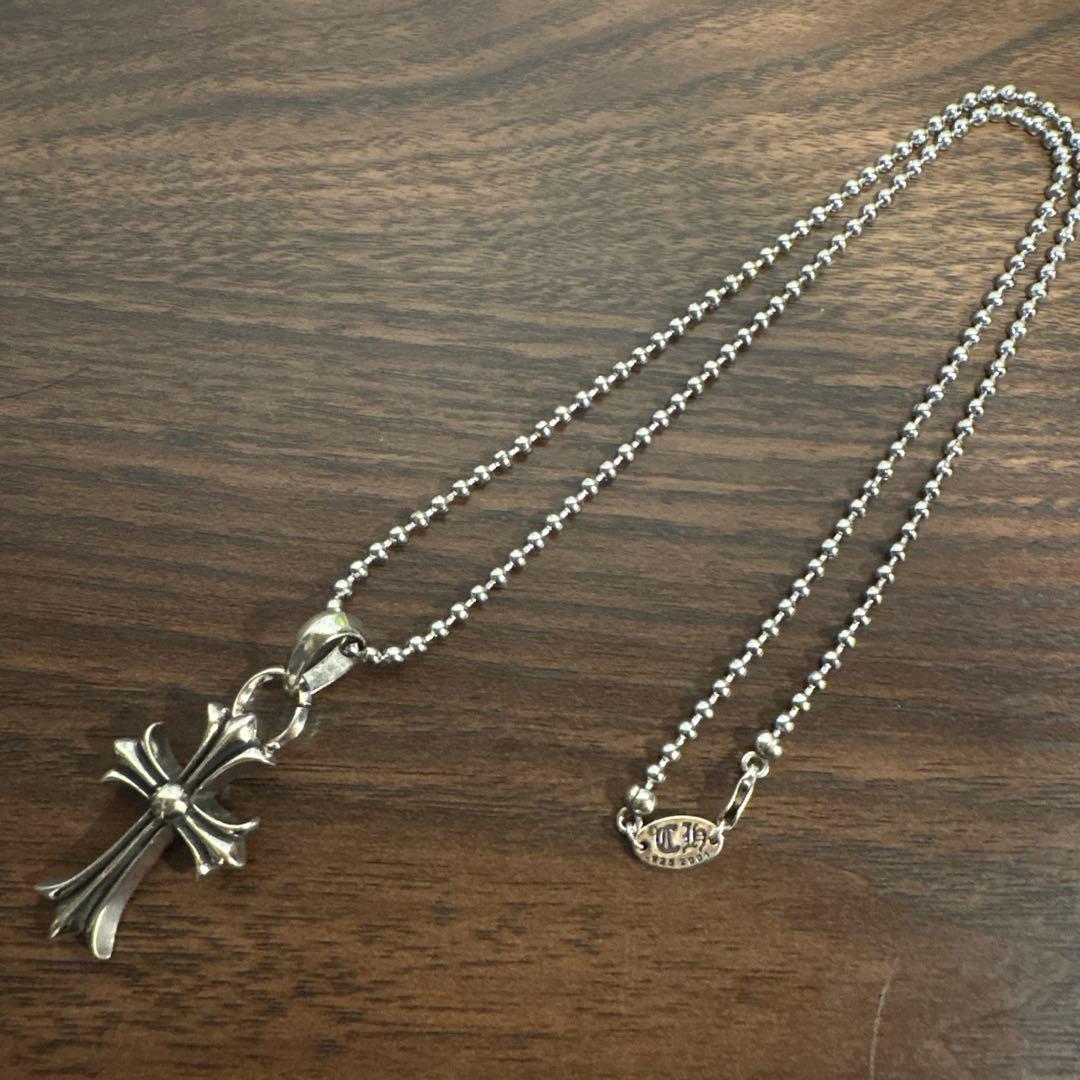 シルバー925製クロスネックレス